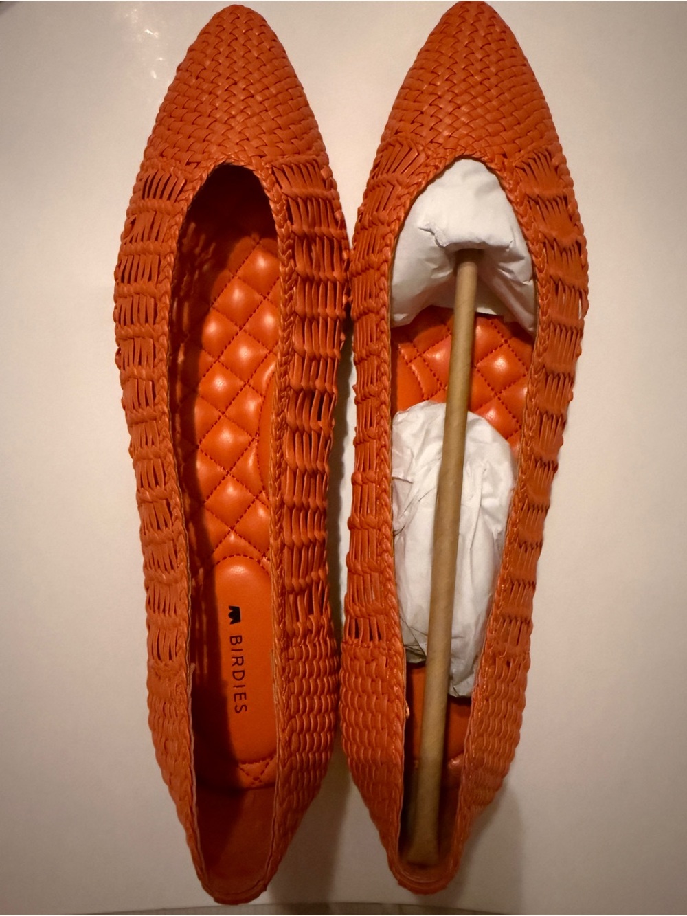 NIB Birdies The Goldfinch Tiger Lily Woven Flats Size 9 New in Box